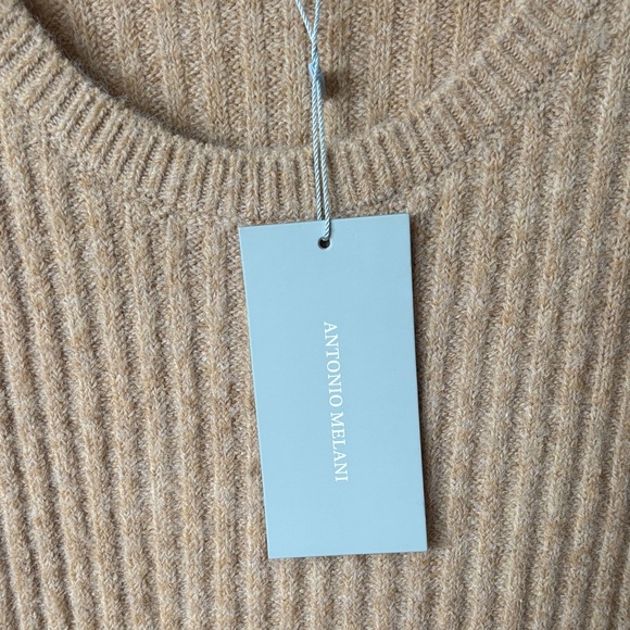 Antonio Melani Ribbed Knit Sweater Midi Dress - Size XL - Picture 2 of 5